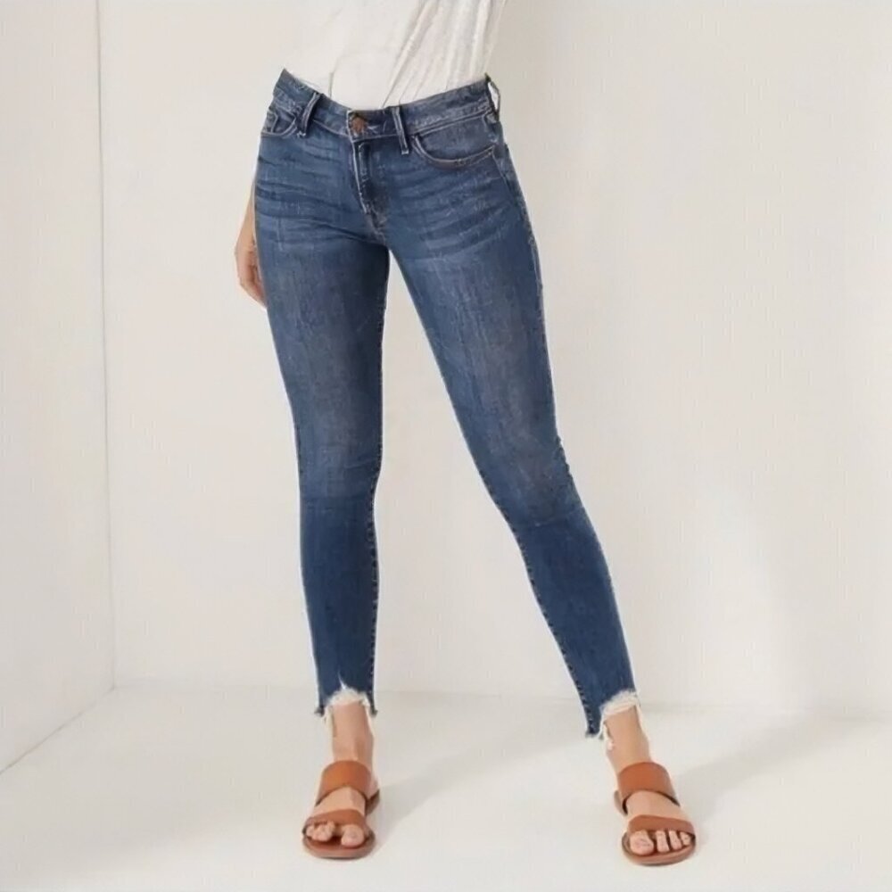 Abercrombie & Fitch Harper Low Rise Ankle Jeans Size 27 - Picture 3 of 8